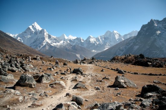 The memorial field, Everest Base Camp, Nepal